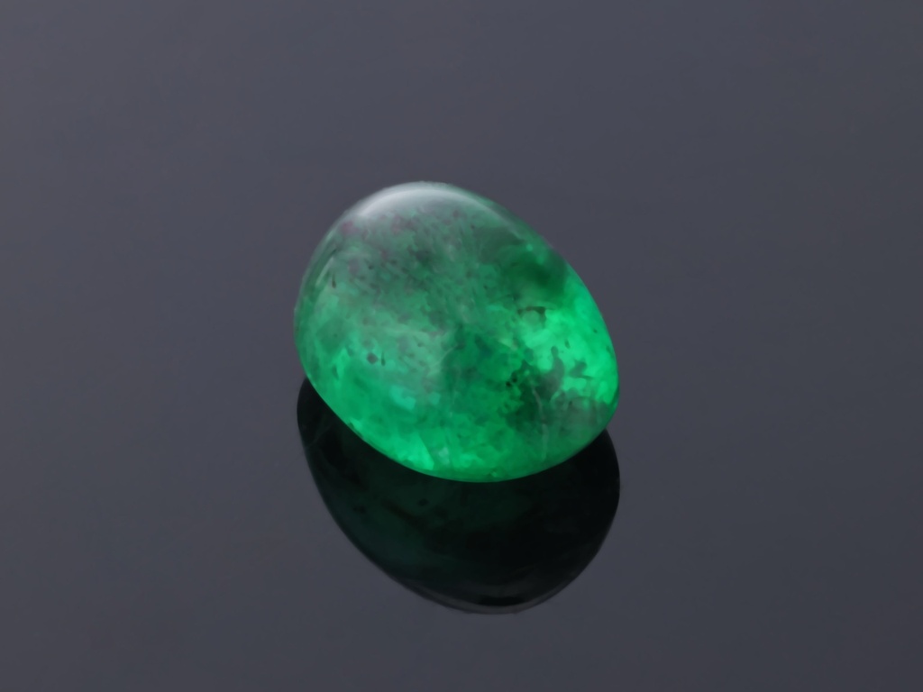 [BEVC0705X2] Emerald 7.1x5mm Oval Cabochon