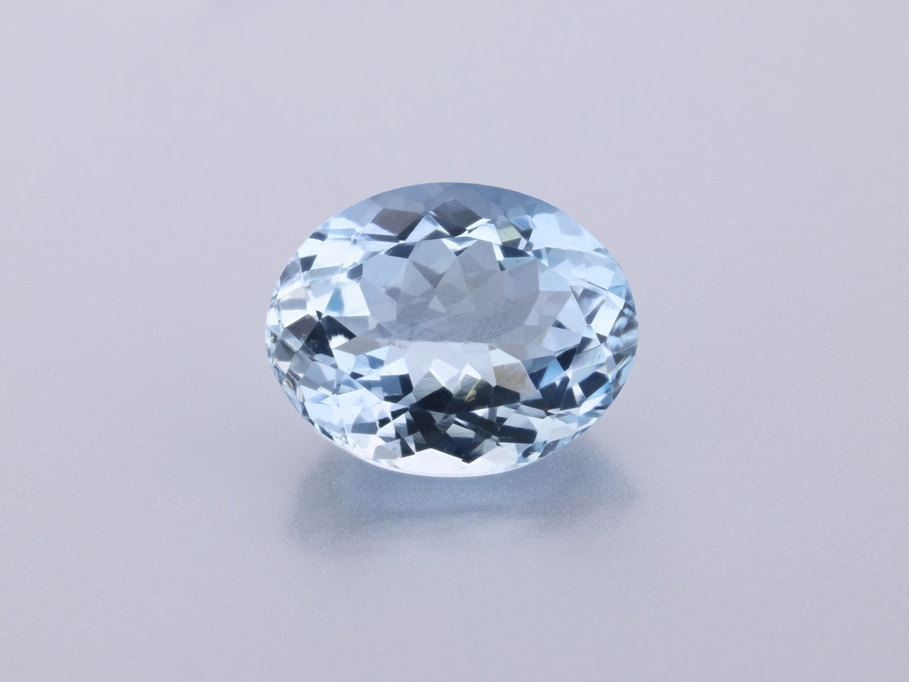 Aquamarine 10x8mm Oval Mid Blue
