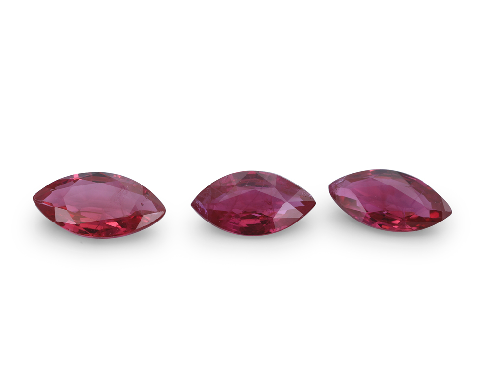 [RKMB0603B] Ruby 6x3mm Marquise Pink Red