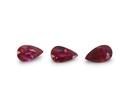 Ruby 5x3mm Pear Shape Red