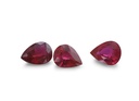 Ruby 5x4mm Pear Shape Red