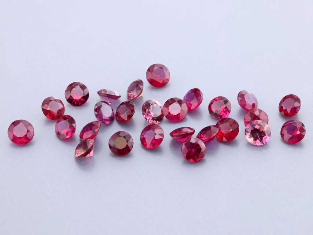 [RRRB0250A] Ruby 2.50mm Round Red
