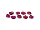 Ruby 3x2mm +/- Oval Pink Red