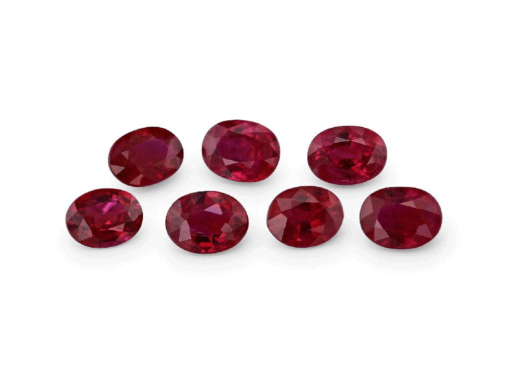 [RRVB0403C] Ruby 4x3mm Oval Red