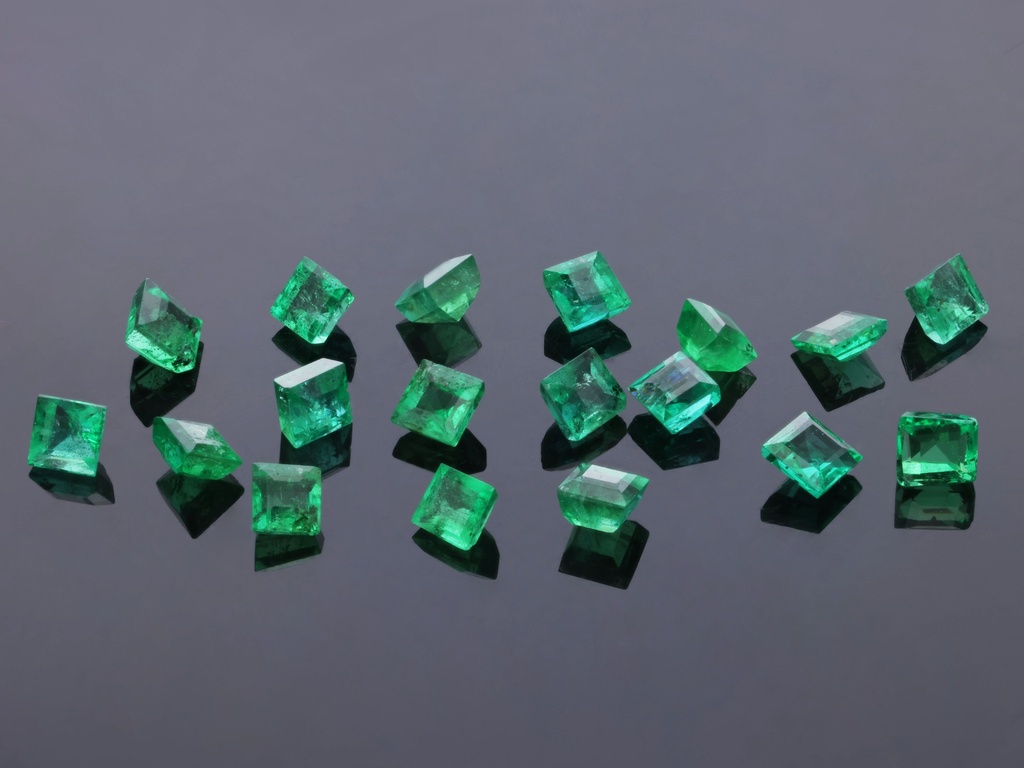 Emerald 1.75mm Carre Cut Mid Green