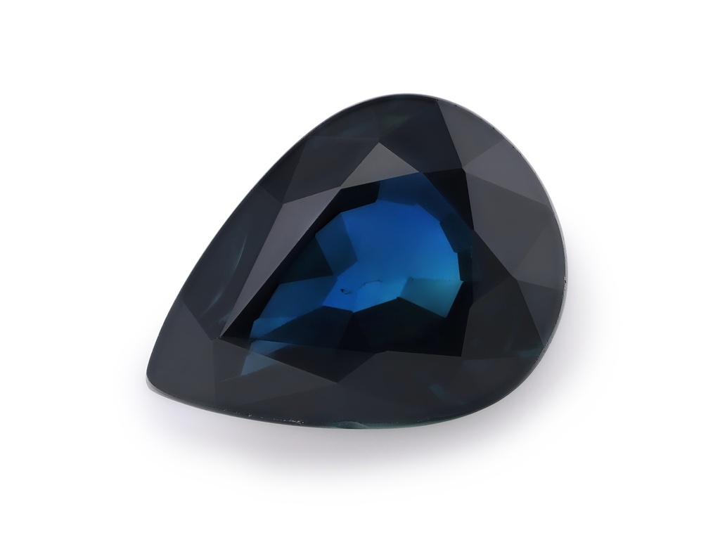 [SAPB0806X4] Australian Sapphire 8.1x6mm Pear Shape Royal Blue
