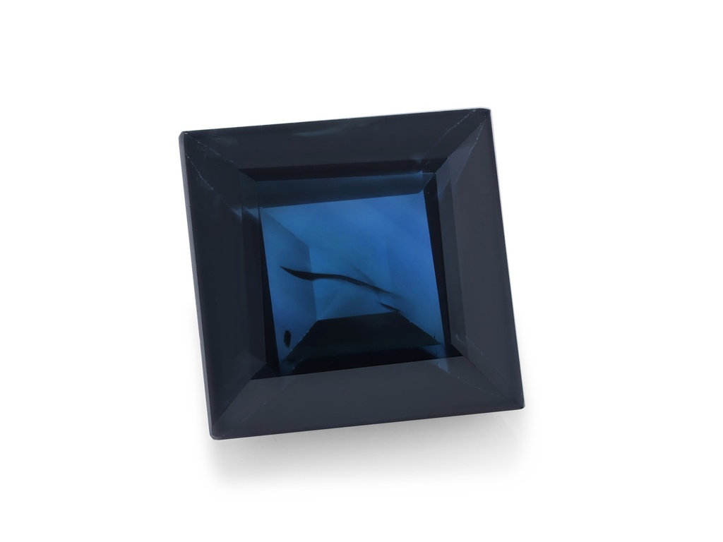[SAQS0700X4] Australian Sapphire 7.20mm Carre Cut Royal Blue