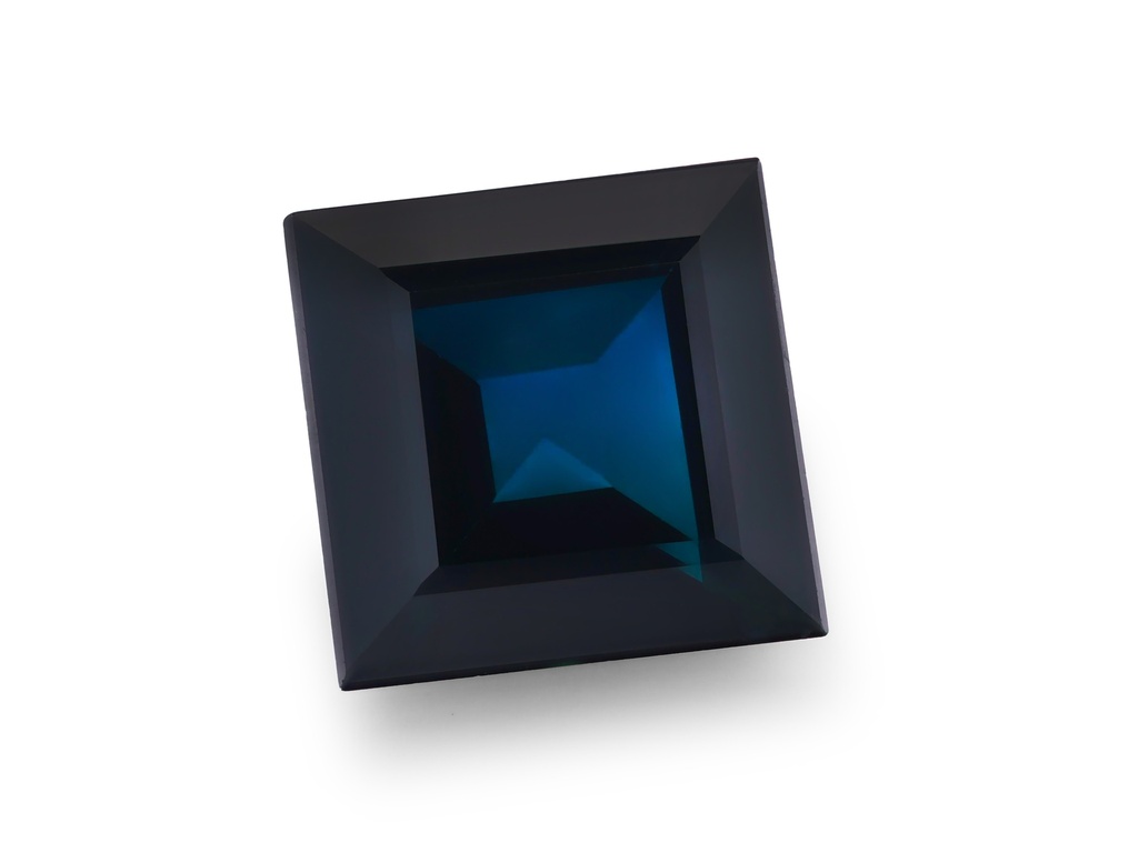 [SAQS0800X2] Australian Sapphire 7.90mm Carre Cut Mid Blue