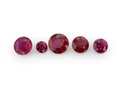 Ruby 3.25mm Round Red