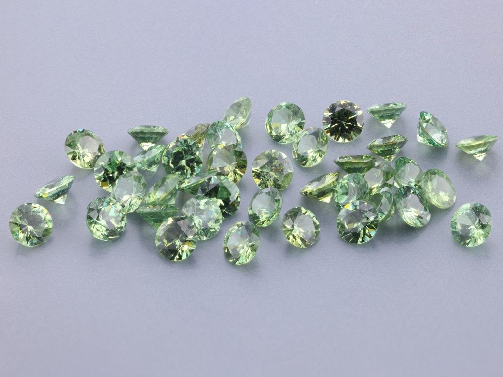 Demantoid Garnet 3.25mm Round