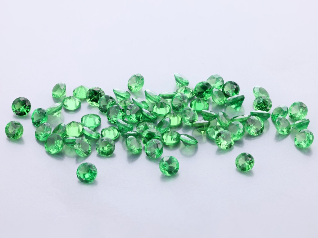 Tsavorite Garnet 2.50mm Round Dark Green