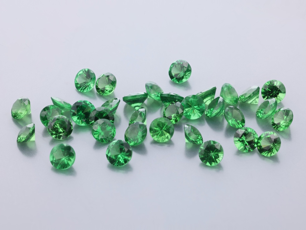 Tsavorite Garnet 3.00mm Round Dark Green