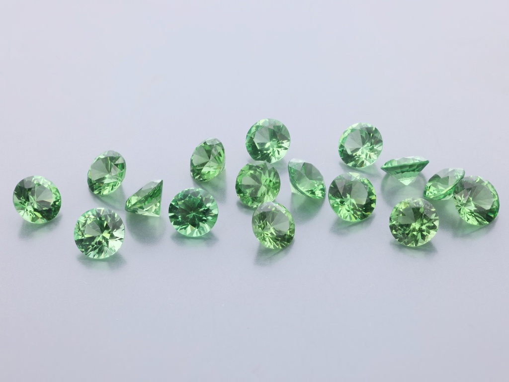 Tsavorite Garnet 3.75mm Round Mid Green