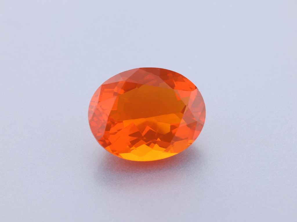 [NMVB1008X1] Mexican Fire Opal 10.1x8mm Oval