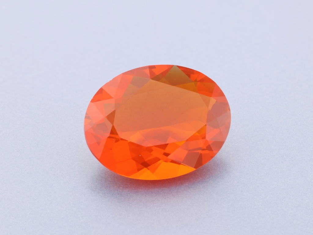[NMVB1008X6] Mexican Fire Opal 9.8x7.8mm Oval