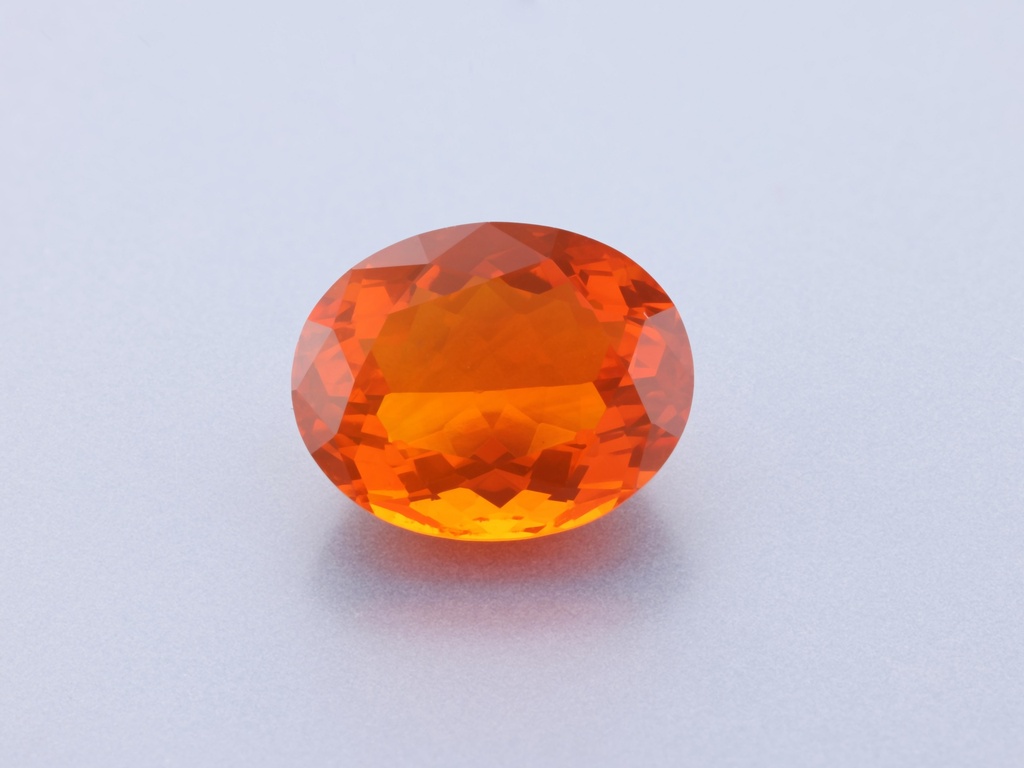 [NMVB1008X2] Mexican Fire Opal 10.1x8mm Oval