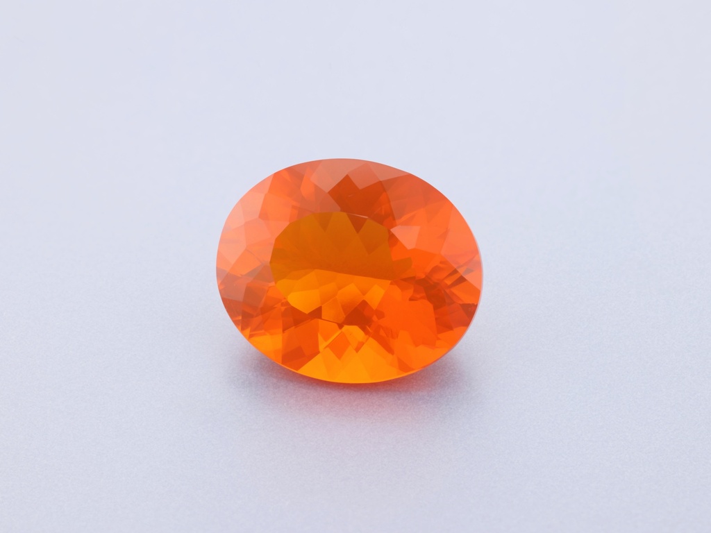 [NMVB1109X5] Mexican Fire Opal 11x9.1mm Oval