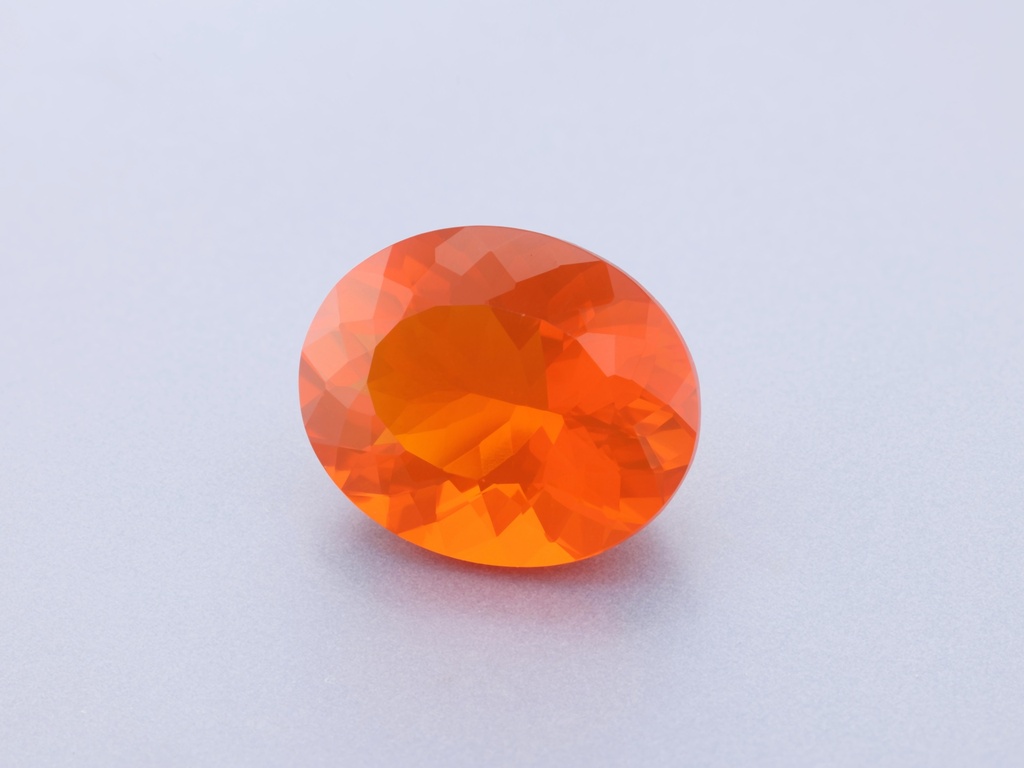 [NMVB1109X6] Mexican Fire Opal 11x9.1mm Oval