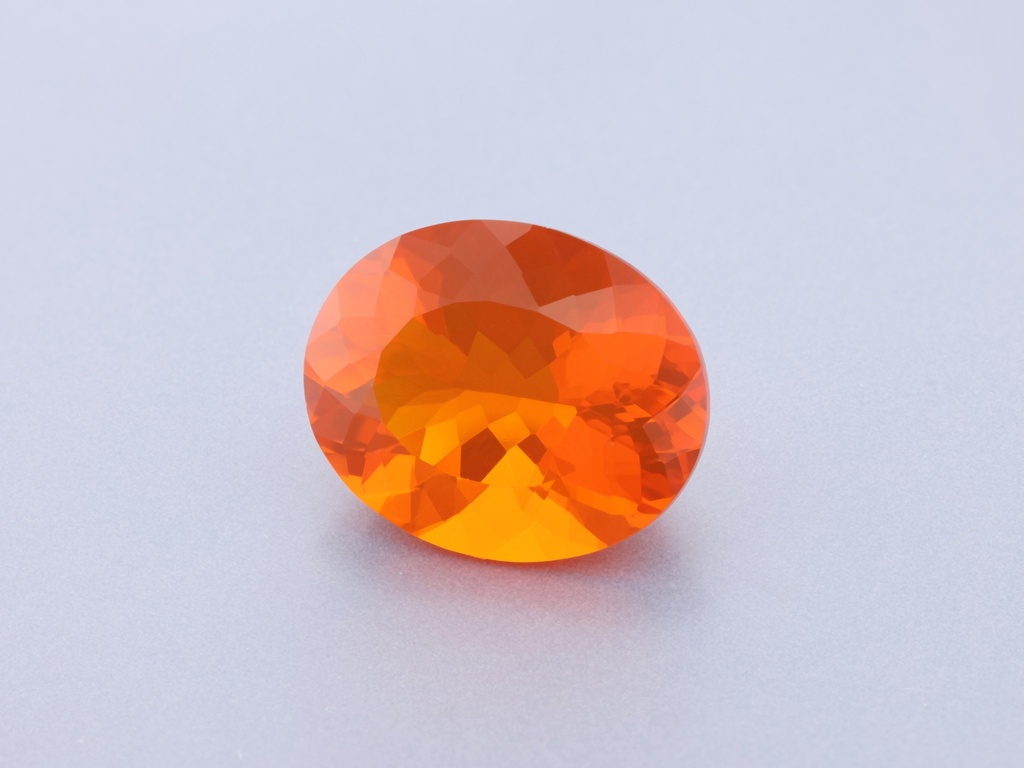 [NMVB1109X2] Mexican Fire Opal 11.1x9mm Oval