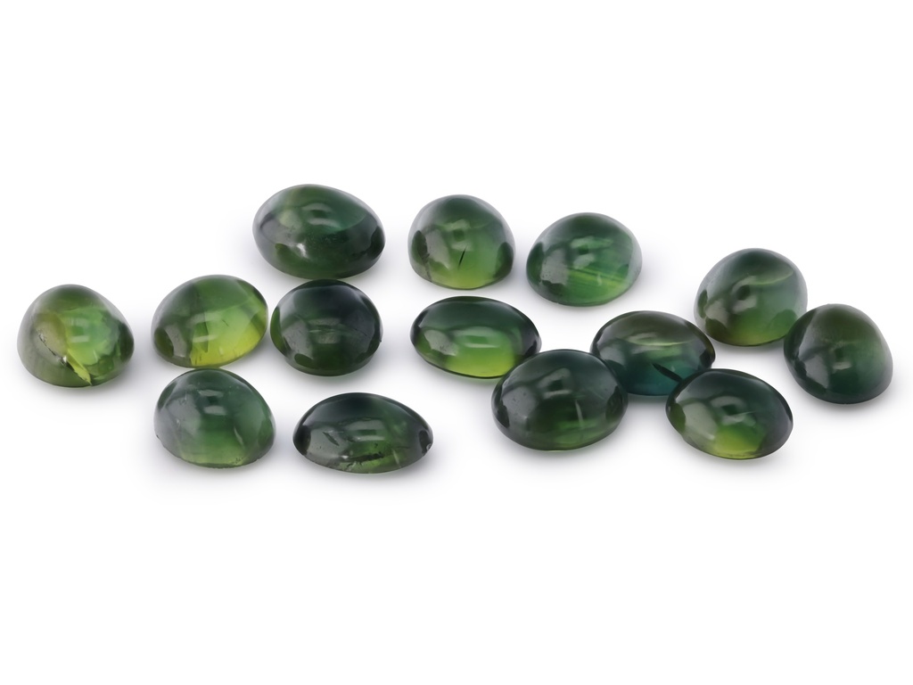 Australian Sapphire 5.5x4.5mm+/- Oval Cabochon Teal
