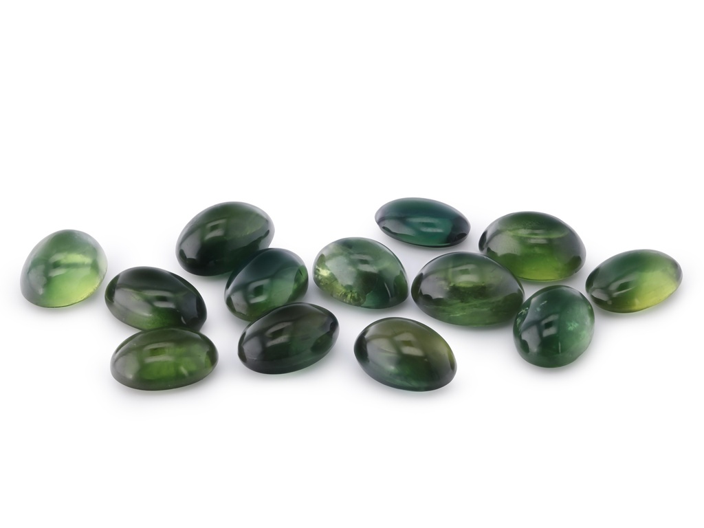 Australian Sapphire 6x4mm+/- Oval Cabochon Teal