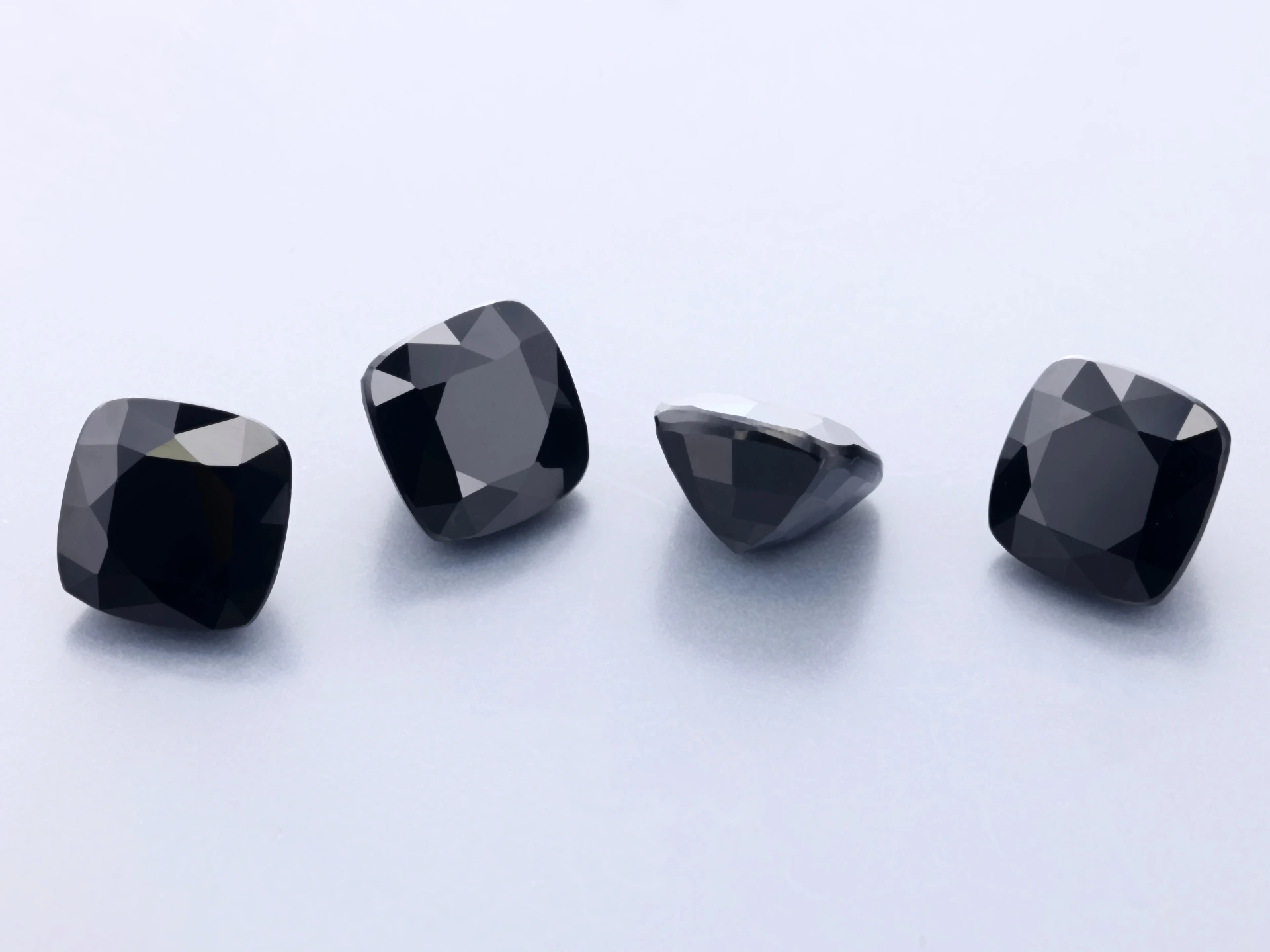 Black Spinel 6.00mm Square Cushion