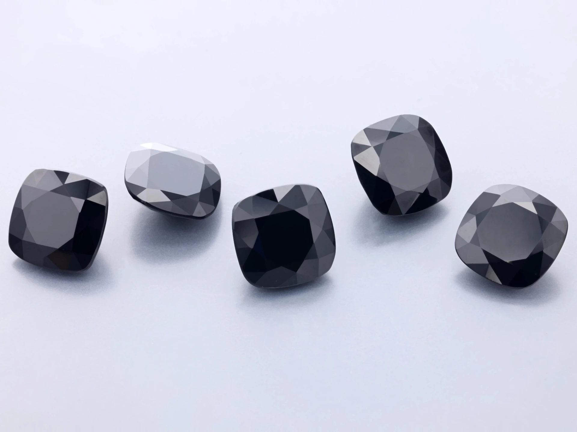 Black Spinel 8.00mm Square Cushion