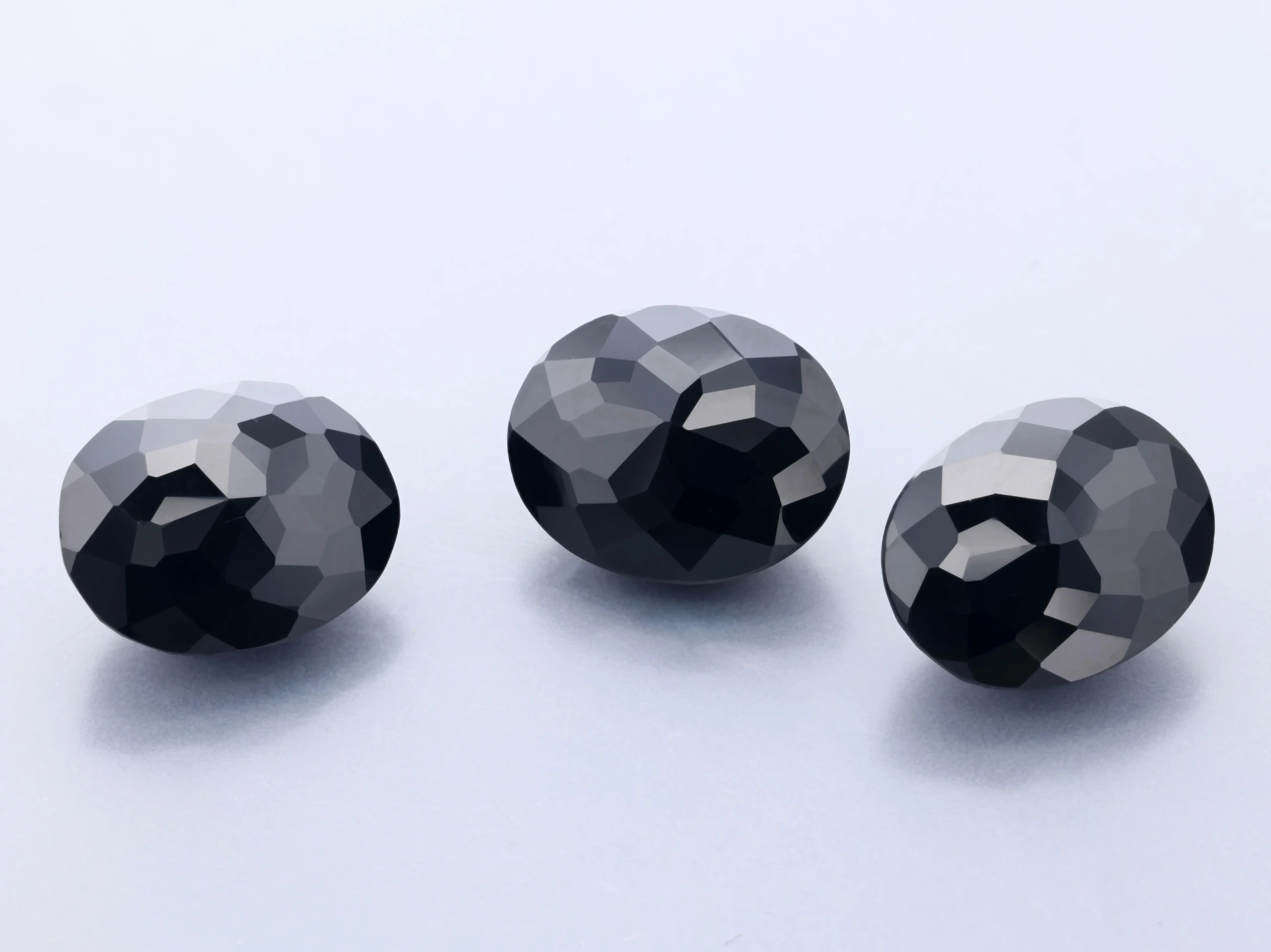 Black Spinel 10x8mm Oval Fancy