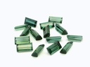 Blue Green Tourmaline 6x3mm Baguette