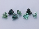 Blue Green Tourmaline 4.00mm +/- Trilliant