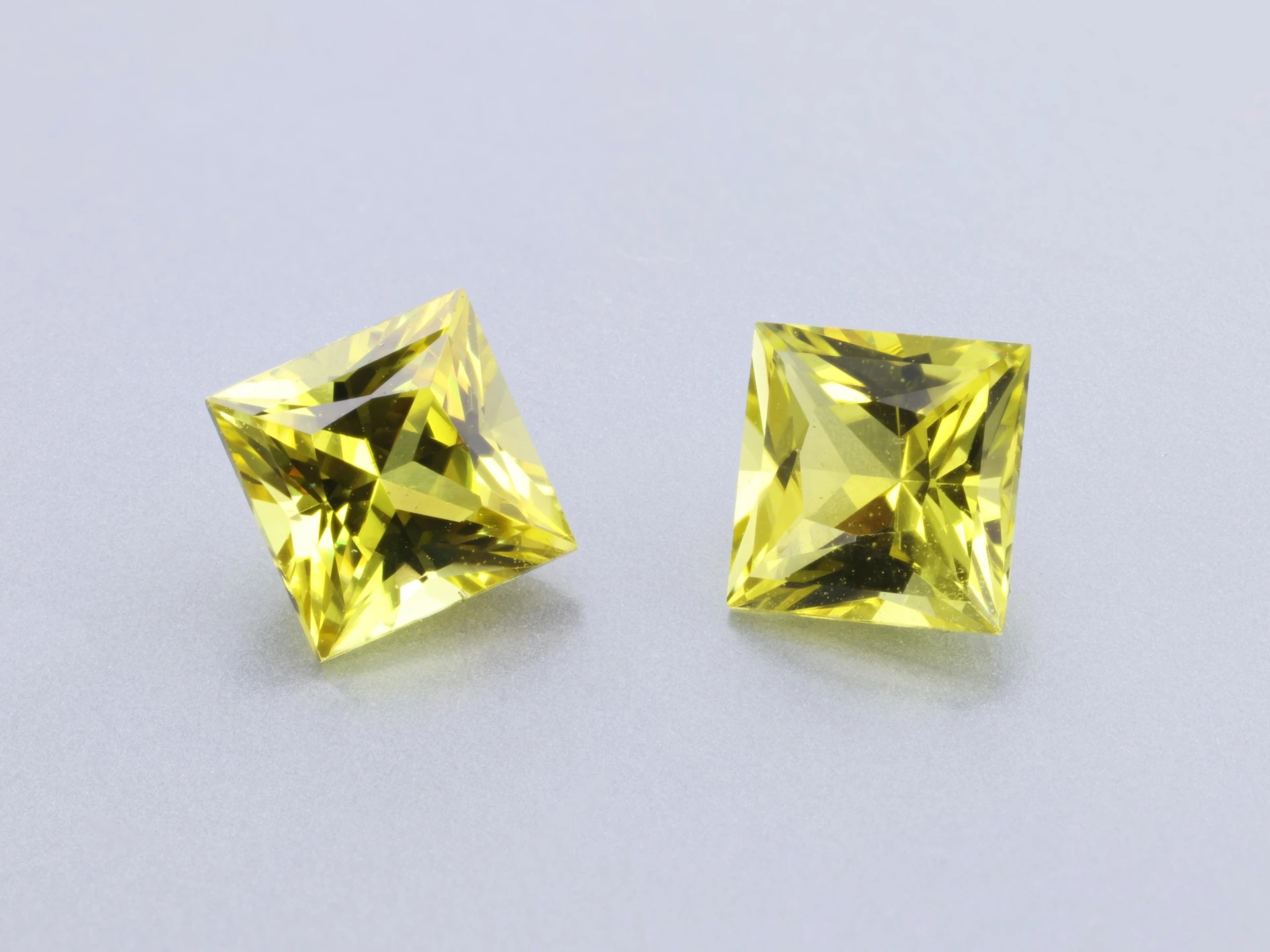 Yellow Tourmaline 4.00mm Princess Cut