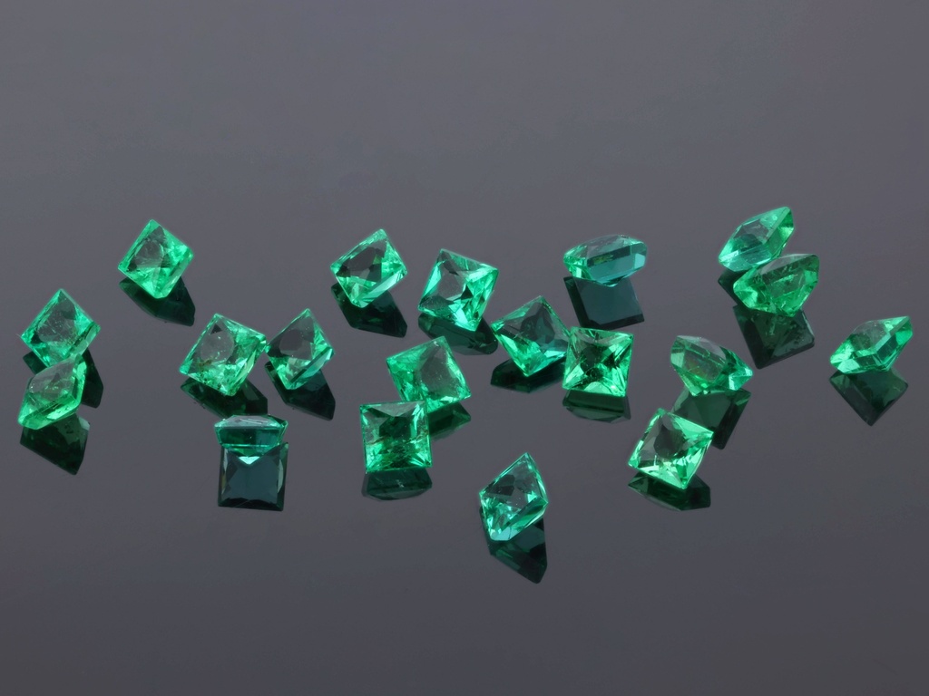 Emerald 1.75mm Princess Cut