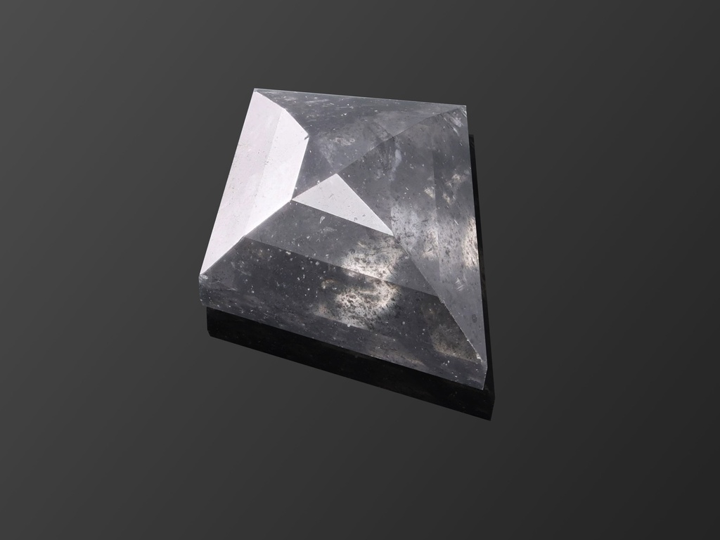 [DMFR0550X4] Salt & Pepper Diamond 5.4x4.7mm Kite Shape Rose Cut