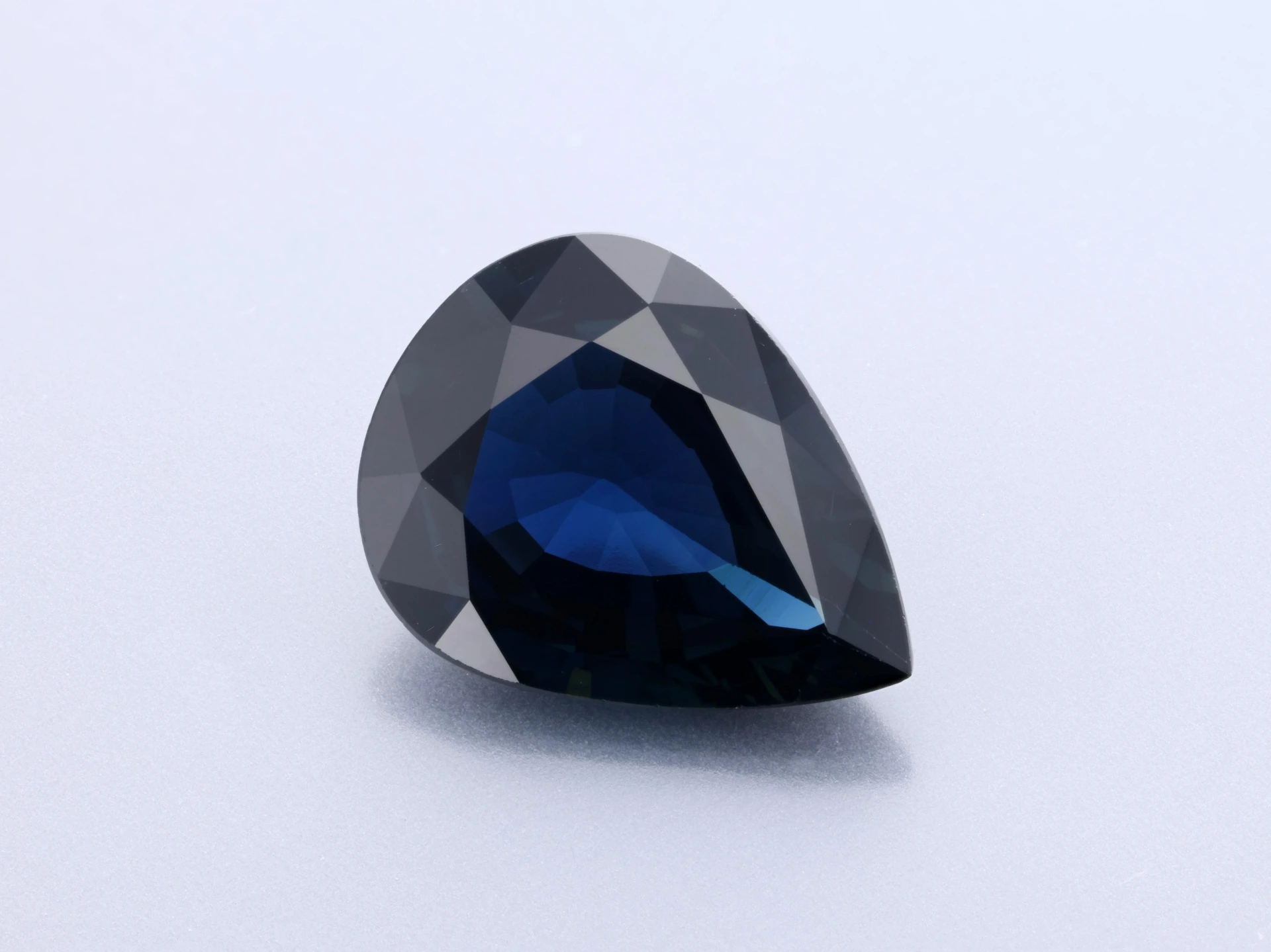 Sapphire 10.2x7.9mm Pear Shape Royal Blue