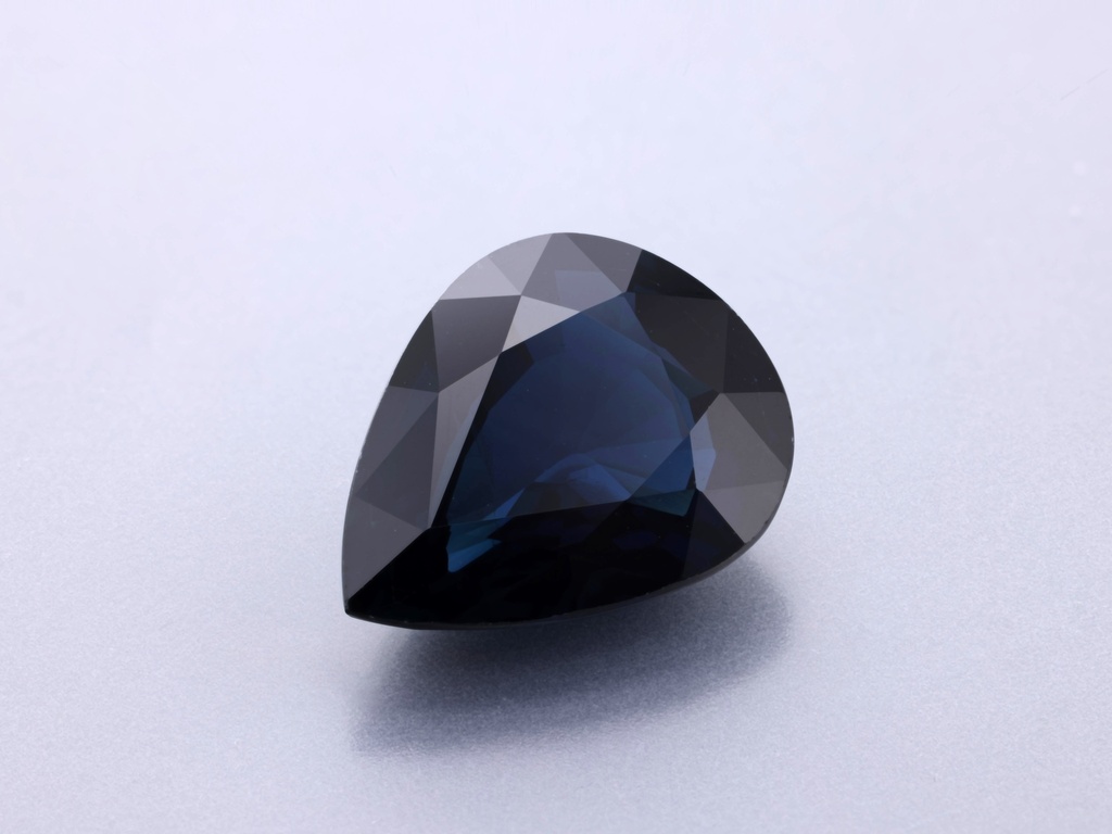 Sapphire 10.2x8mm Pear Shape Royal Blue