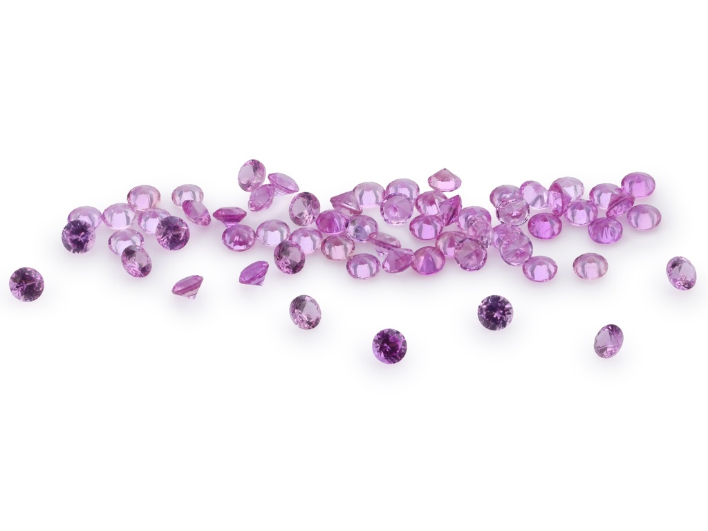 [SPRB0100] Pink Sapphire 1.00mm Round Mid