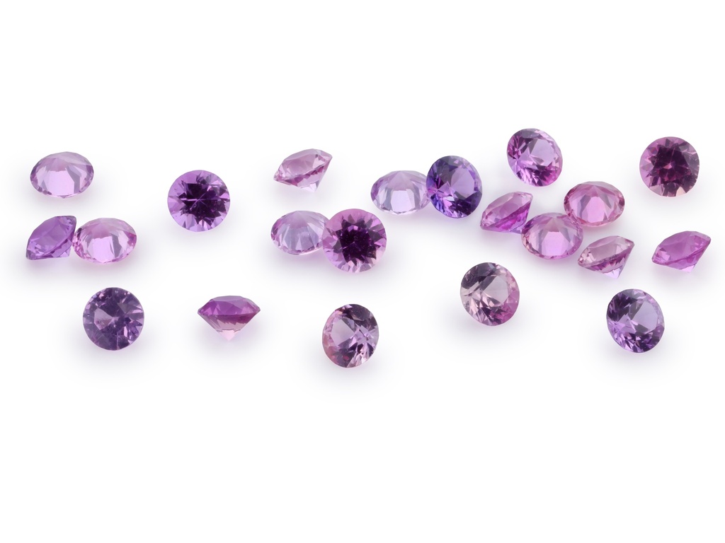 [SPRB0200A] Pink Sapphire 2.00mm Round Mid
