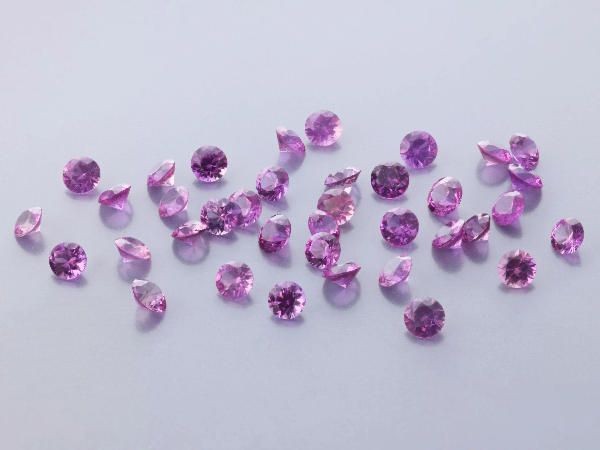 Pink Sapphire 2.50mm Round Dark