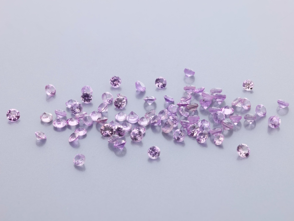 [SPRB0150C] Pink Sapphire 1.50mm Round Light