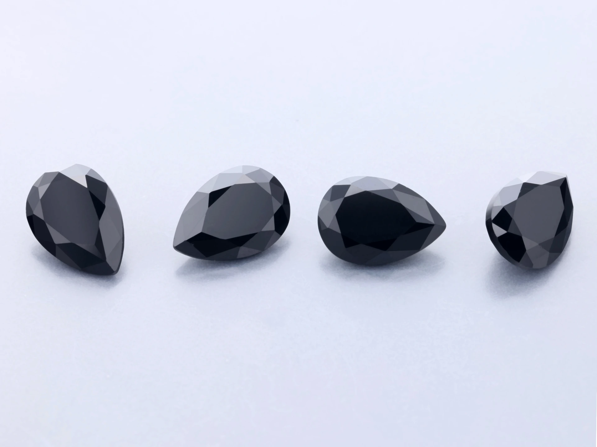 Black Spinel 7x5mm Pear Shape