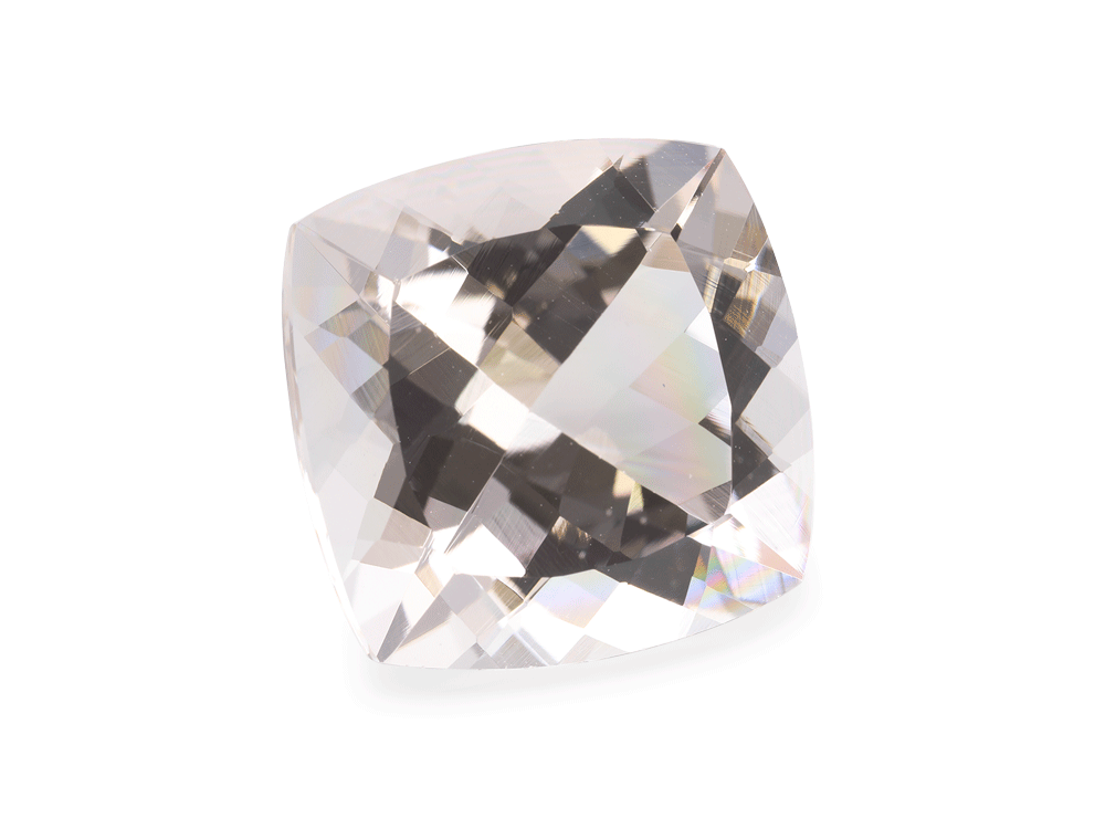 [BMAB1400X1] Morganite 14mm Square Cushion Pink