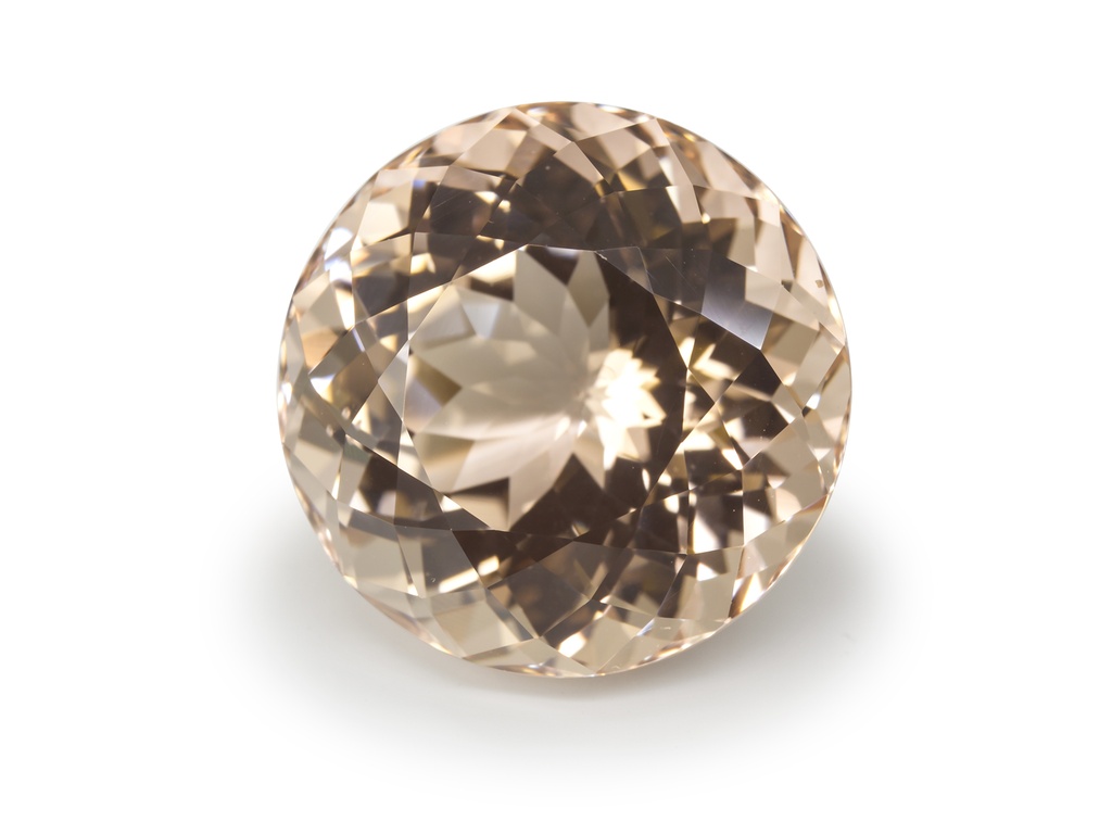 [BMRB1500X1] Morganite 15.20mm Round Apricot