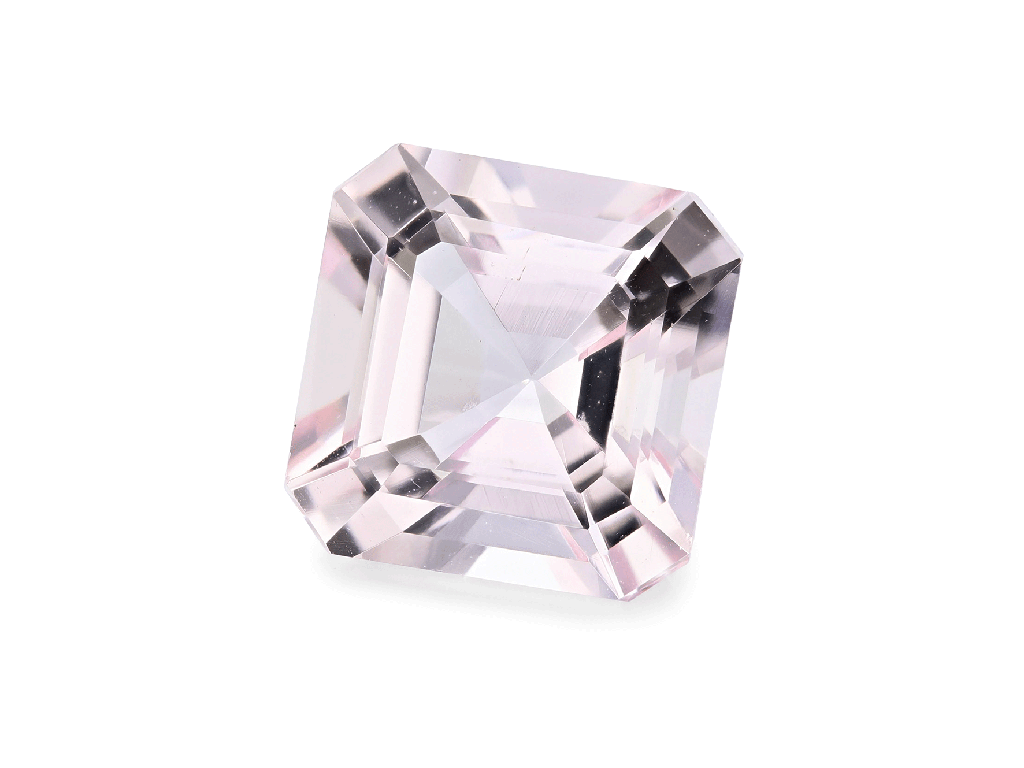 [BMOS0800X2] Morganite 8.00mm Square Emerald Cut Pink