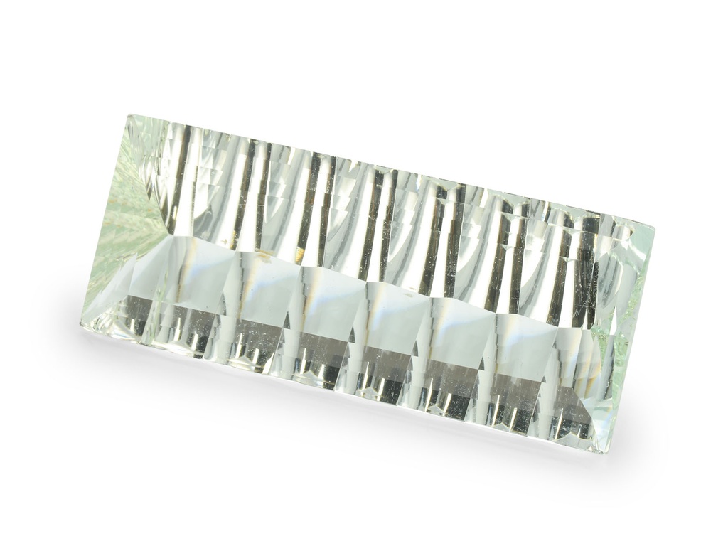 [BGBF2510X1] Green Beryl 26x10.5mm Baguette Laser Cut 