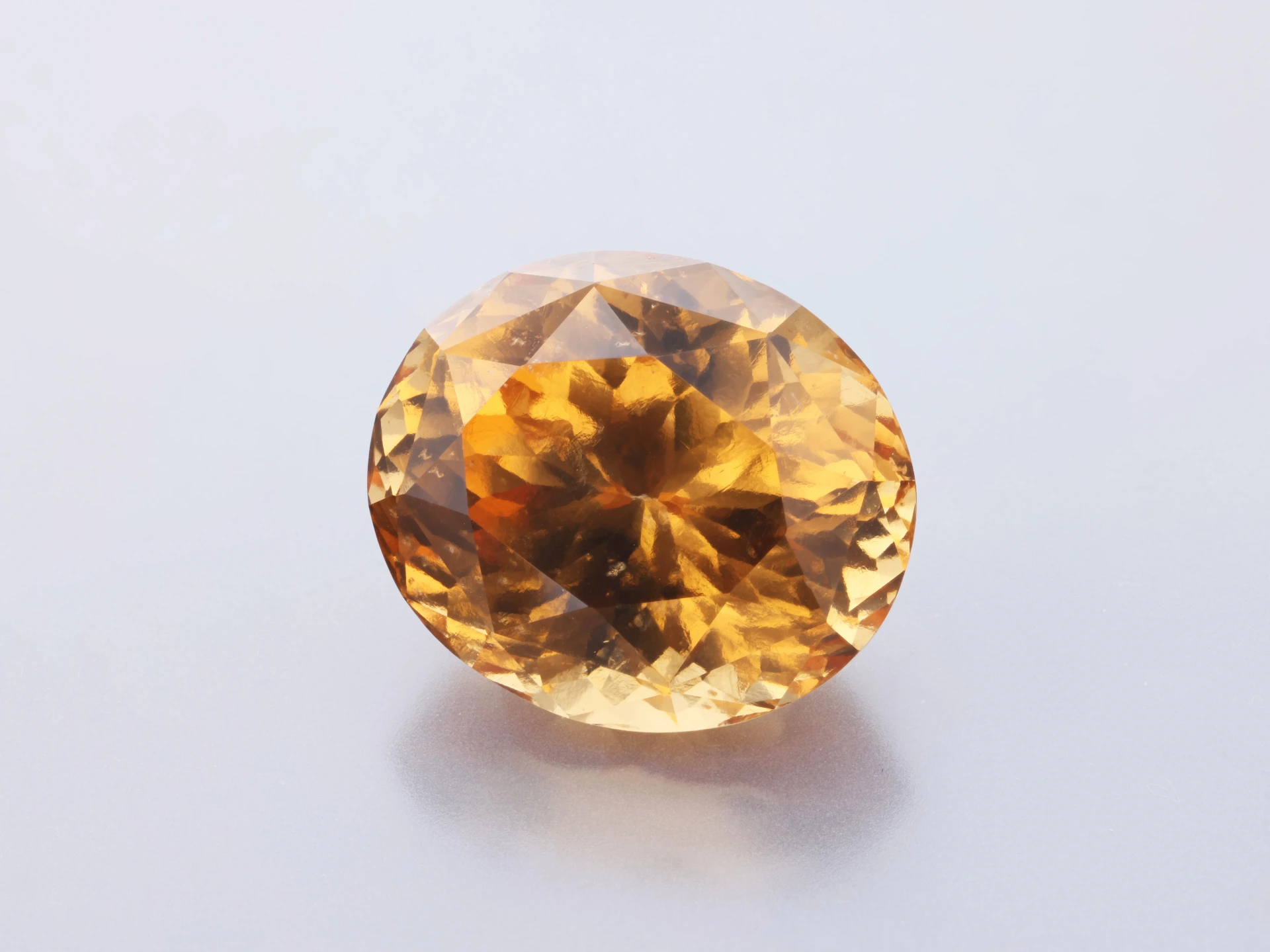 Hessonite Garnet 15.35x13.15mm Oval