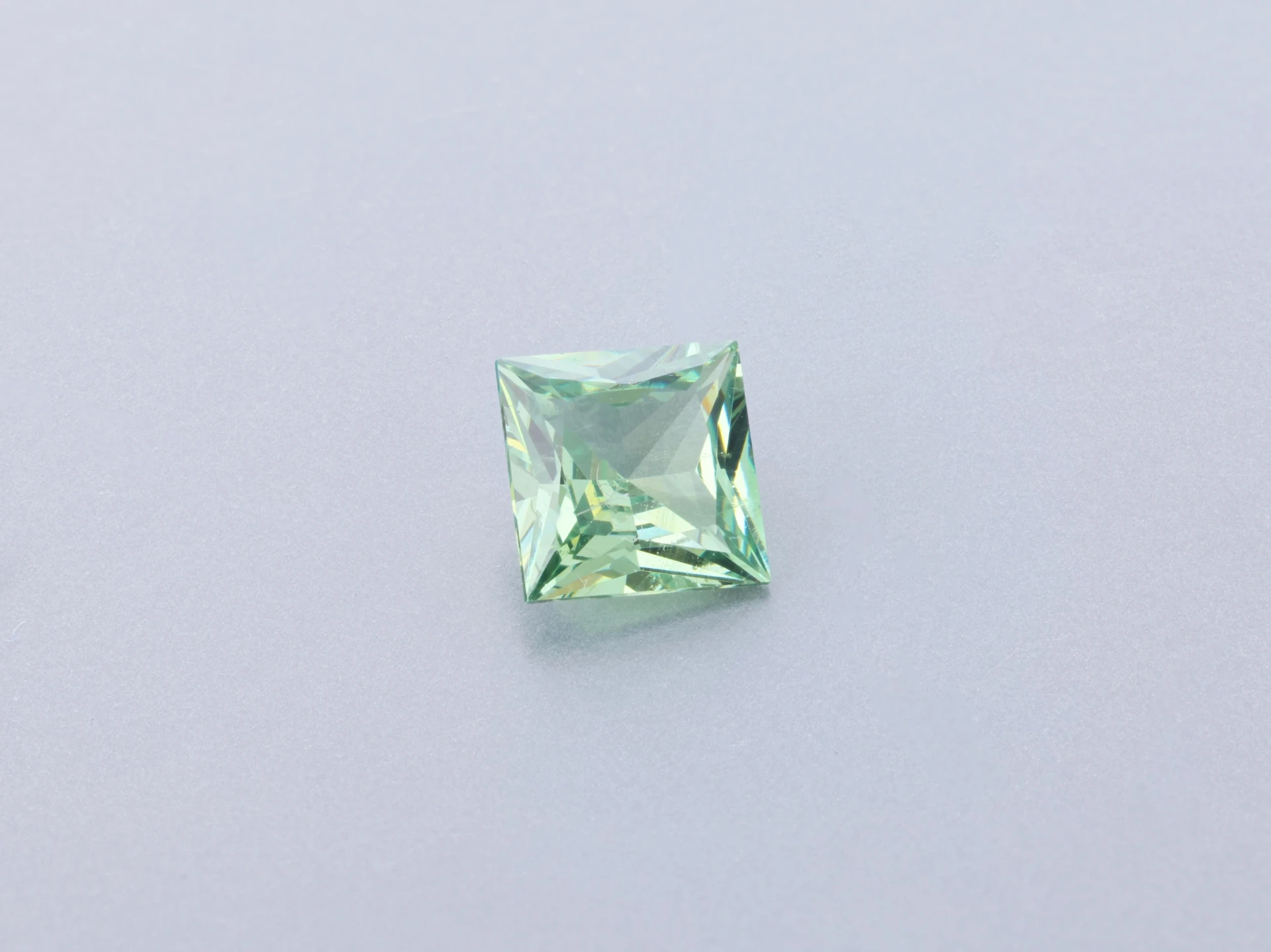 Demantoid Garnet 4.00mm Princess Cut