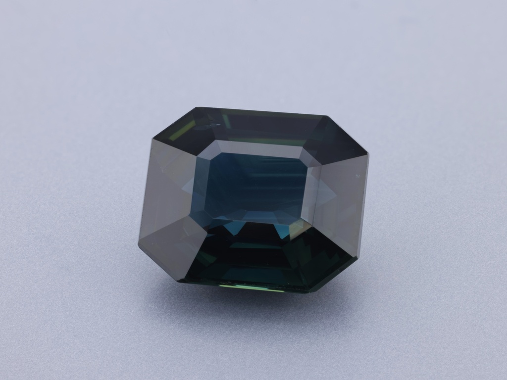 [SAOS1109X1] Australian Sapphire 10.8x9.2mm Emerald Cut Blue
