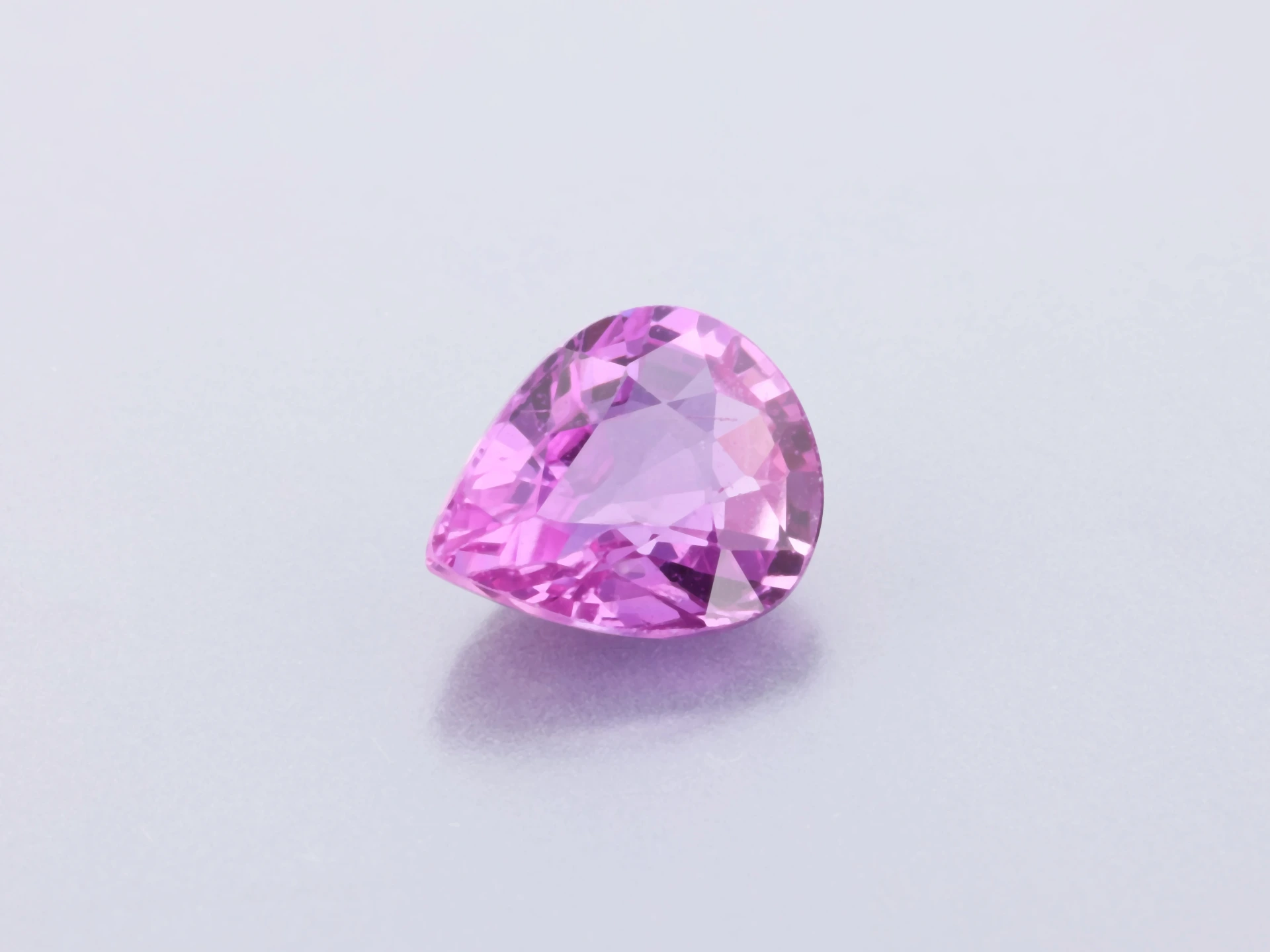 Pink Sapphire 6.15x5.1mm Pear Shape