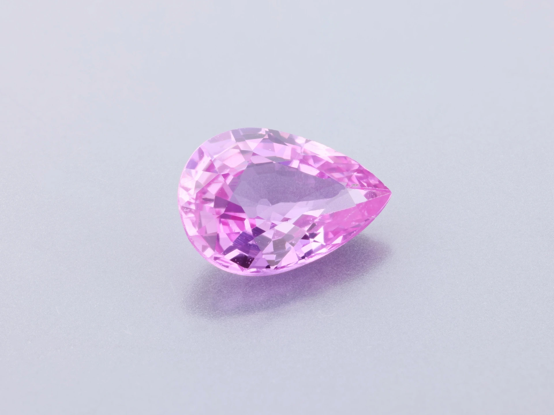 Pink Sapphire 7x4.9mm Pear Shape
