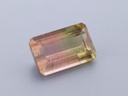 Tri Colour Tourmaline 13.7x8.65mm Emerald Cut